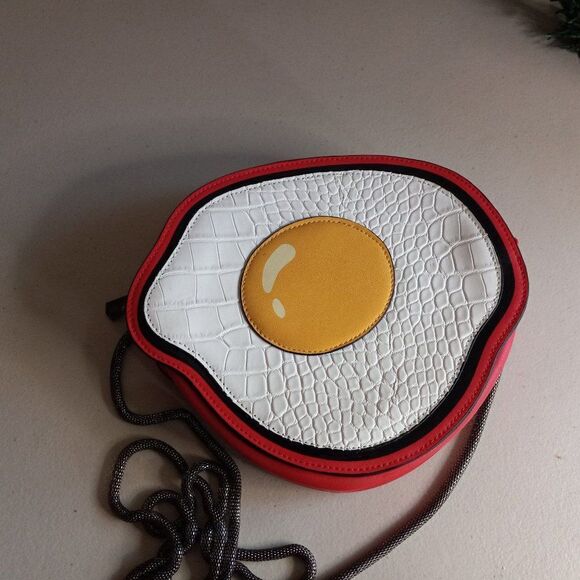 Circus 'Scuse Me Fried Egg Bag Sporty Fun College Granny Chic Countrycore - Picture 2 of 6